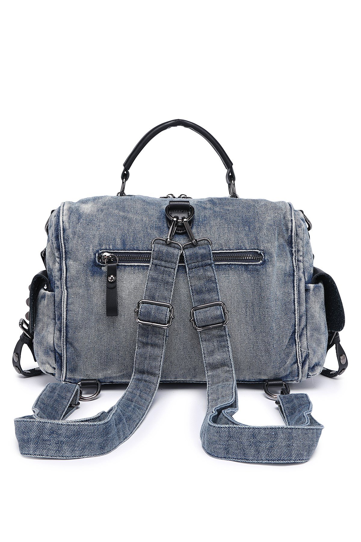 Denim Kot Kumaşı Kadın Sırt Çantası Barcelona 3218