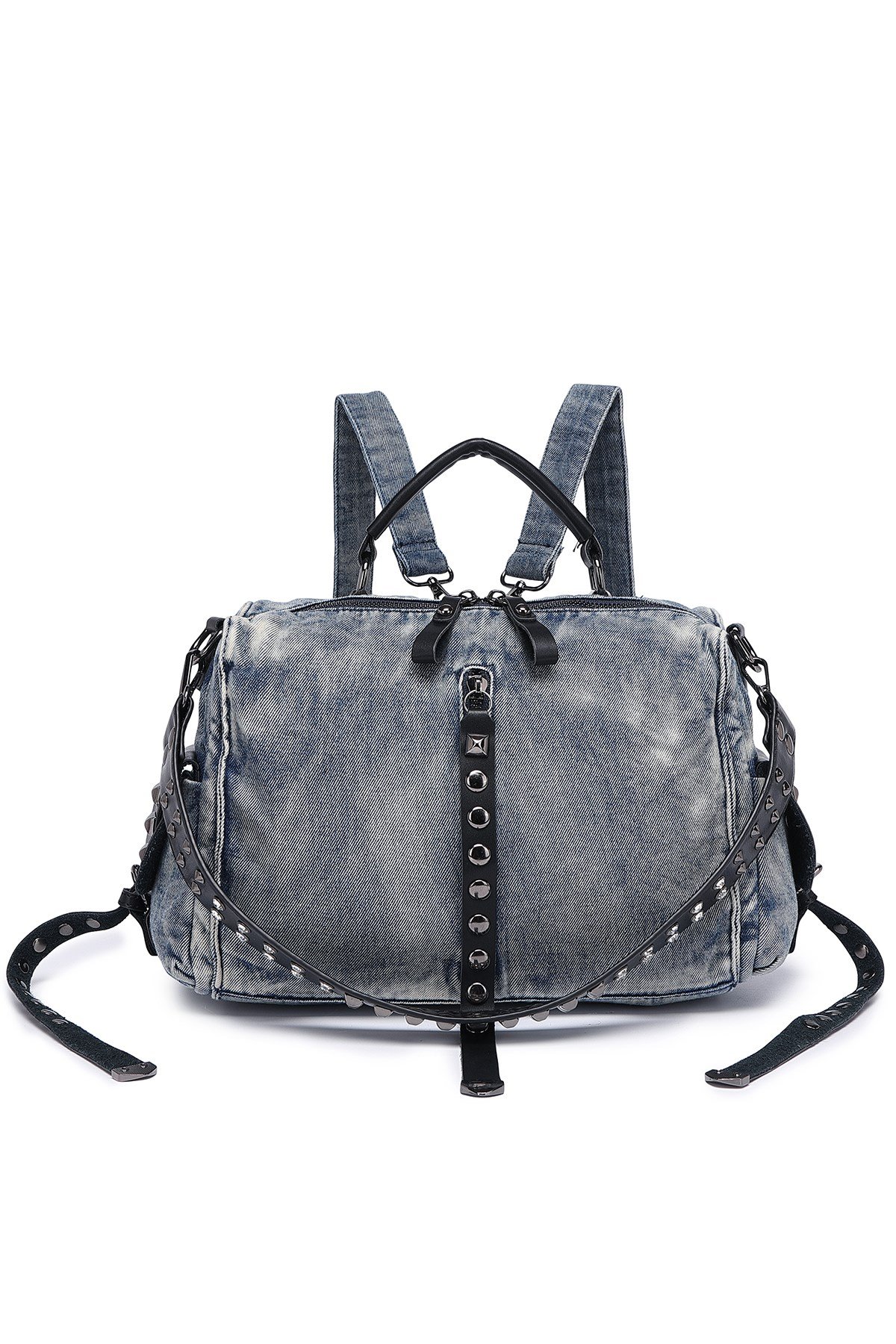 Denim Kot Kumaşı Kadın Sırt Çantası Barcelona 3218