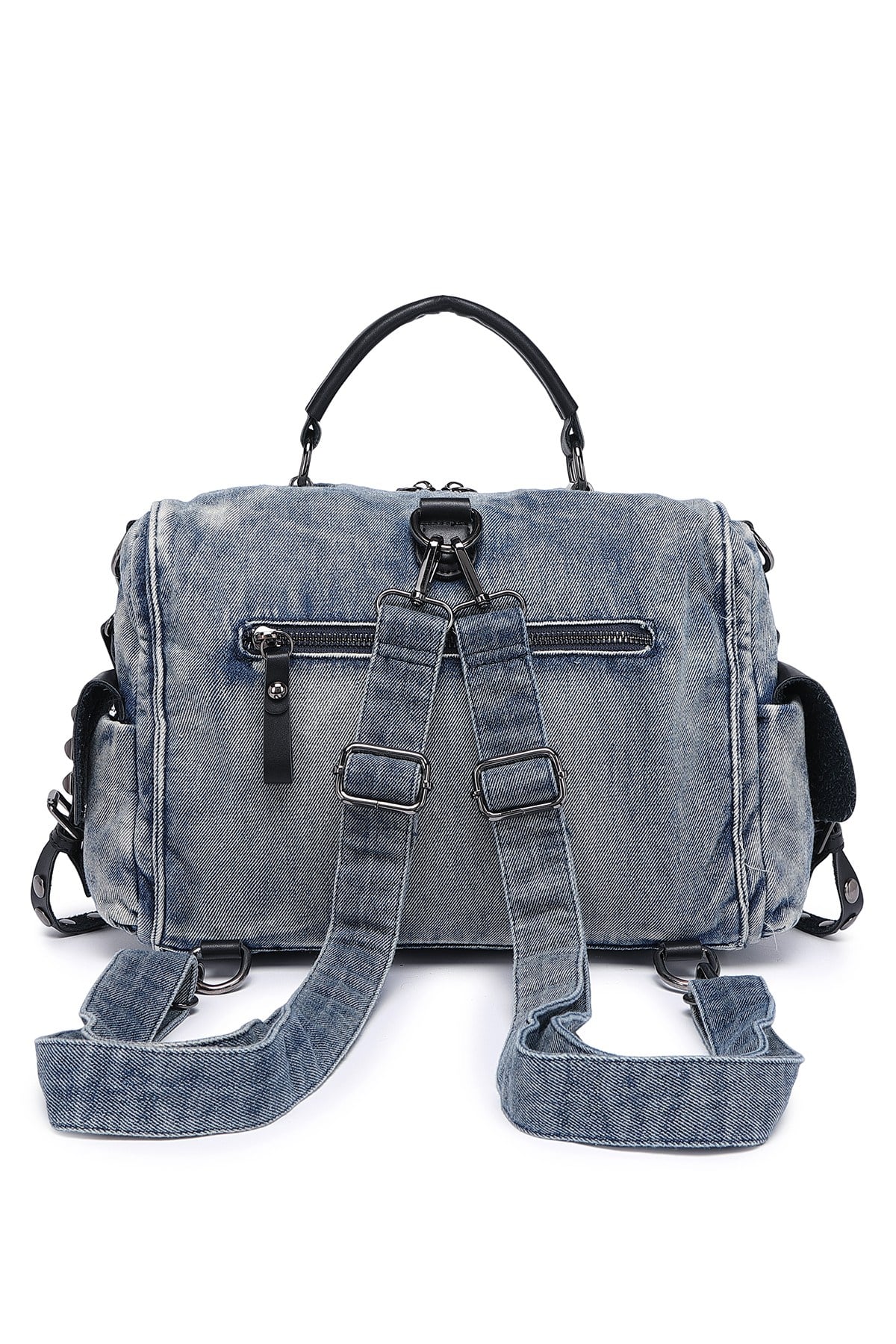 Denim Kot Kumaşı Kadın Sırt Çantası Barcelona 3218