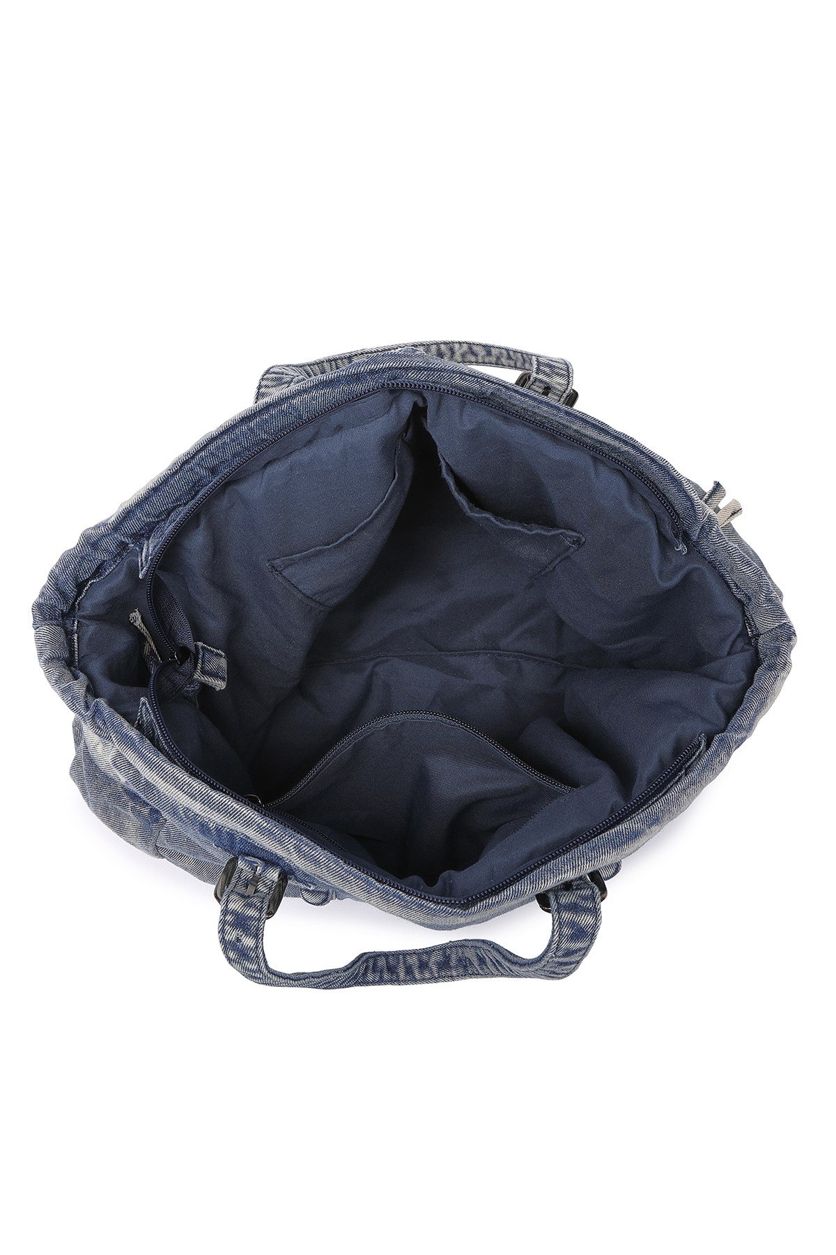 Denim Kot Kumaşı Omuz Kadın Çantası Barcelona 3216