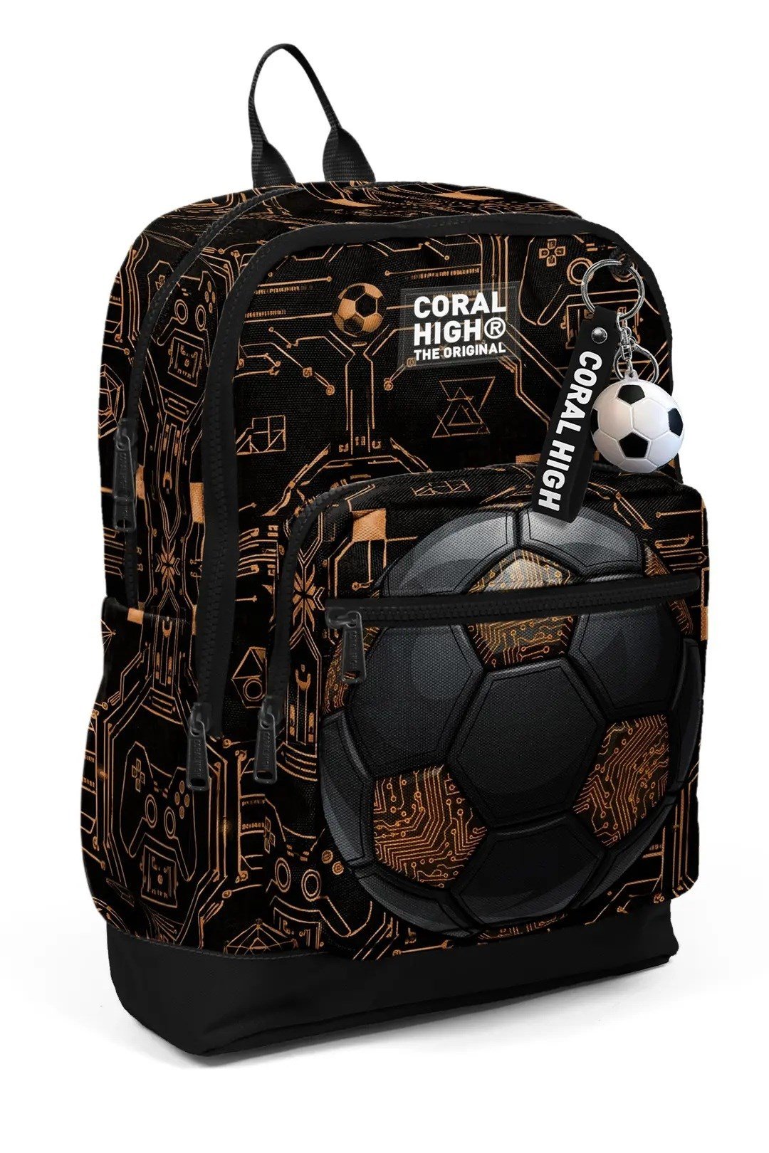 Erkek Çocuk Futbol Desenli 3’lü Okul Çanta Seti SET0133217