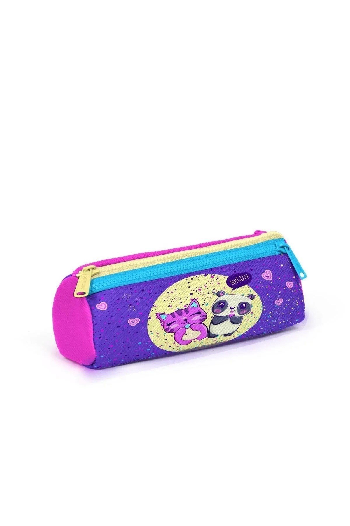Kids Mor Pembe Anime Kız Desenli 3’lü Okul Çanta Seti SET0123735