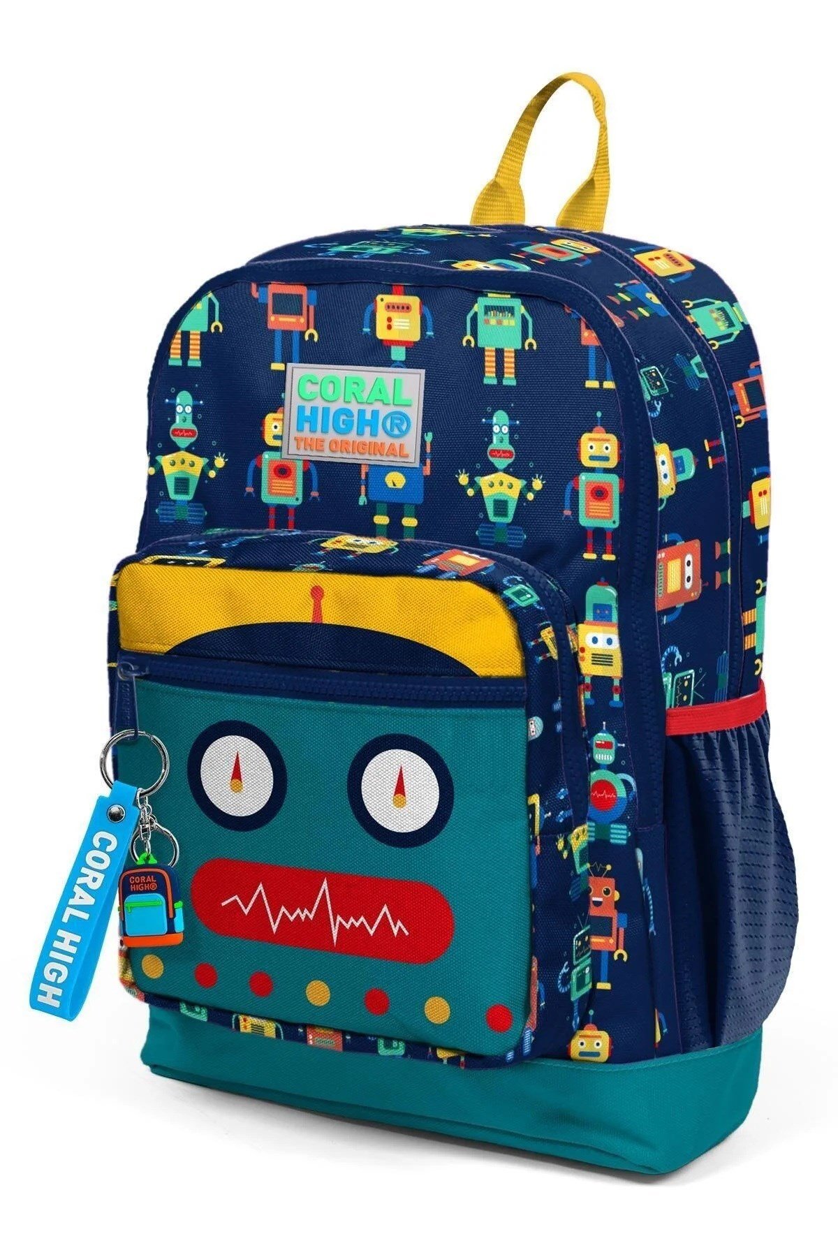 Kids Okul Çantası Lacivert Çivit Robot 23472