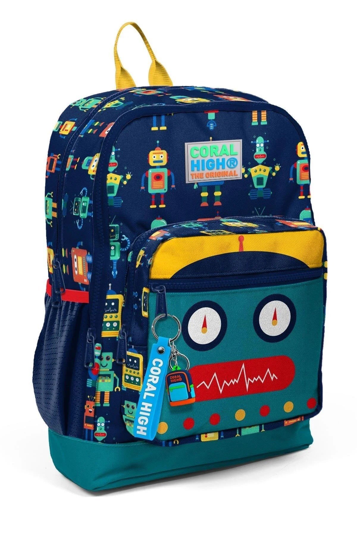 Kids Okul Çantası Lacivert Çivit Robot 23472