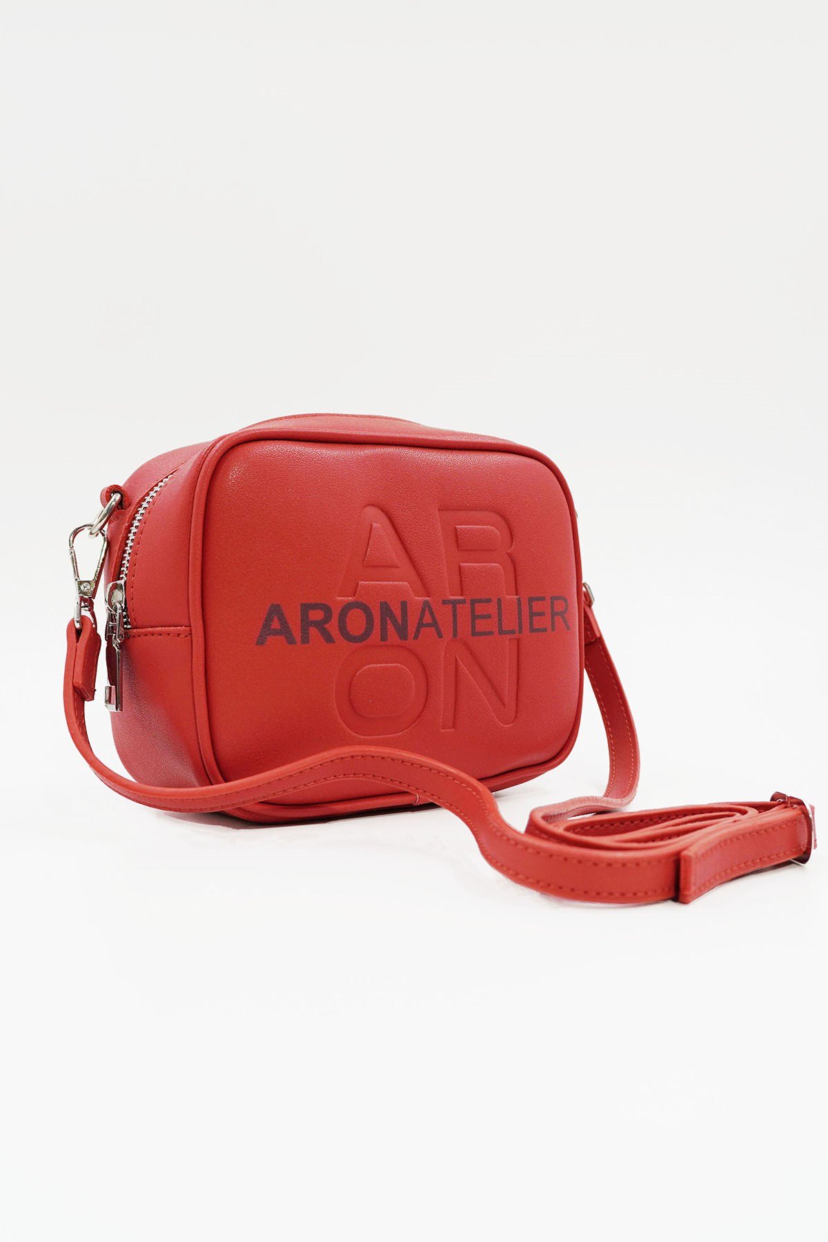 Küçük Boy  Crossbody Çapraz Askılı Kadın Omuz Çantası Kırmızı