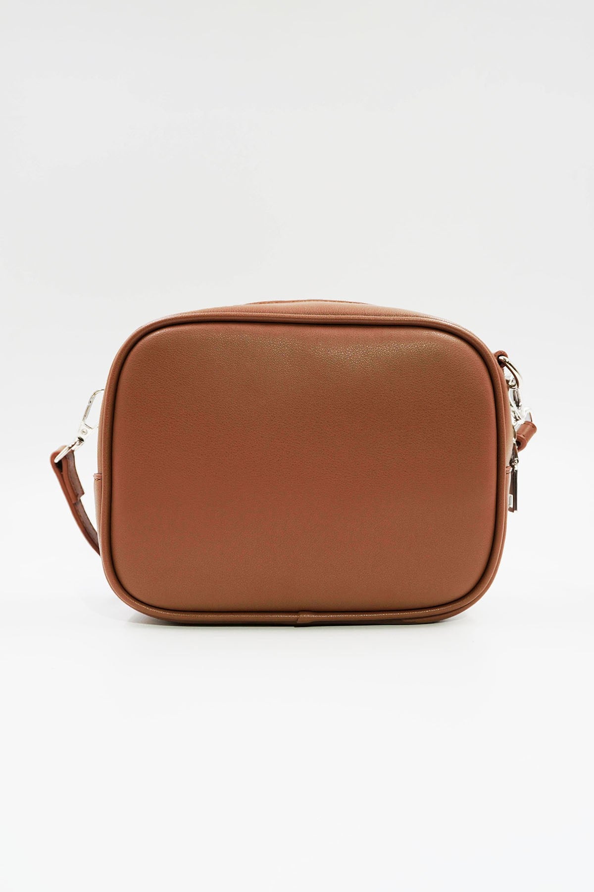 Küçük Boy  Crossbody Çapraz Askılı Kadın Omuz Çantası Taba