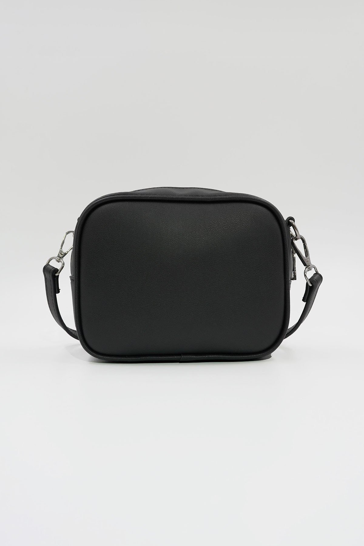 Küçük Boy  Crossbody Çapraz Askılı Kadın Omuz Çantası Siyah