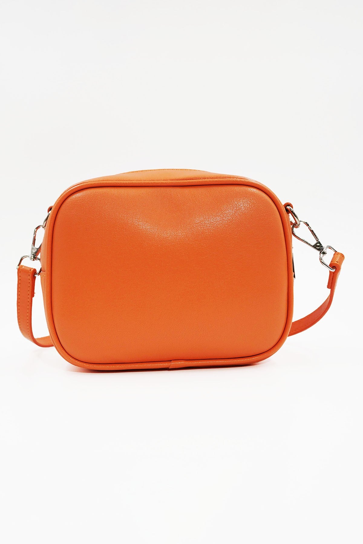 Küçük Boy  Crossbody Çapraz Askılı Kadın Omuz Çantası Turuncu