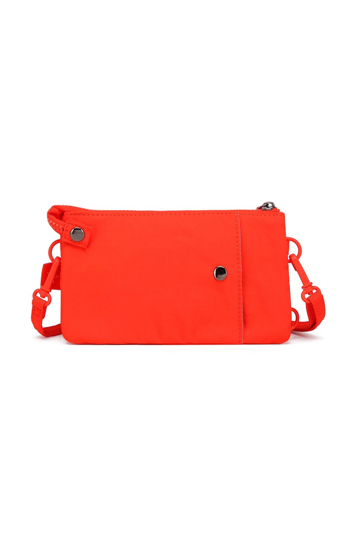 Orange Ultra Hafif Kumaş Günlük Küçük Boy Kadın Telefon Para ve Kart Çantası