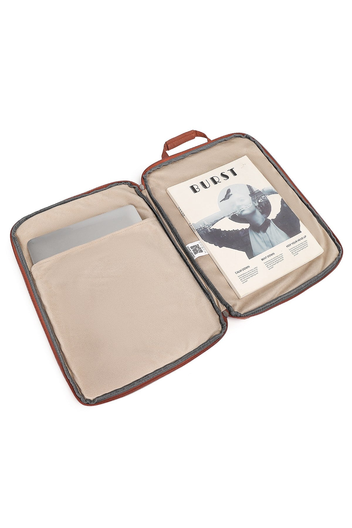 Smart 180 Derece Açılabilir Koruma Bölmeli 15,6 İnç Laptop El ve Omuz Çantası Lacivert
