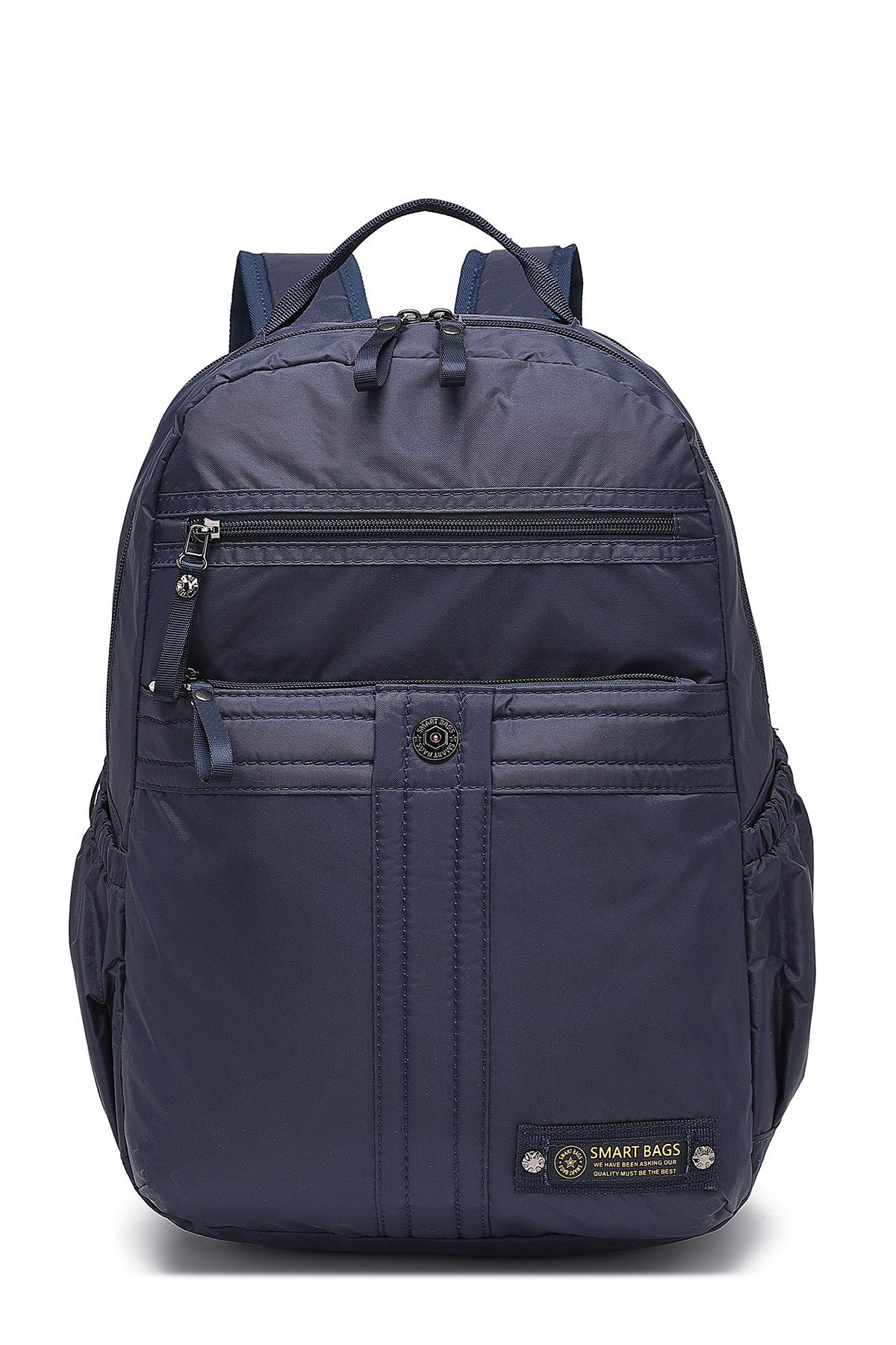 Smart Bags Büyük Boy Laptop Bölmeli Günlük ve Okul İçin Uygun Su Geçirmez Sırt Çantası 8718 Lacivert