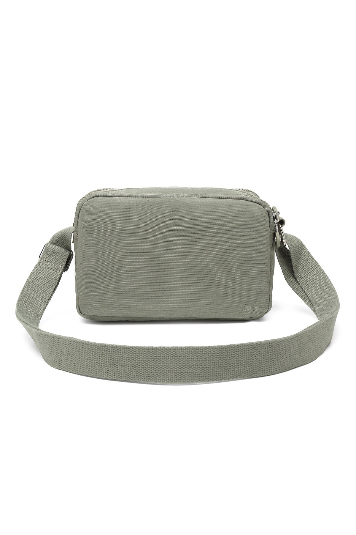 Smart Bags Günlük Küçük Boy Su Geçirmez Hafif Krınkıl Kumaş Kadın Omuz Çantası Yeşil