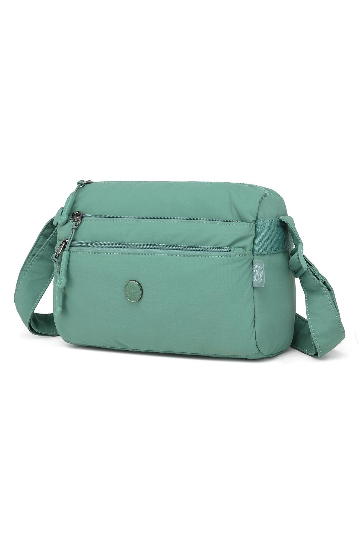 Smart Bags Mint Kadın Omuz Çantası Hafif Kumaş Çok Cepli Çapraz Uzun Askılı