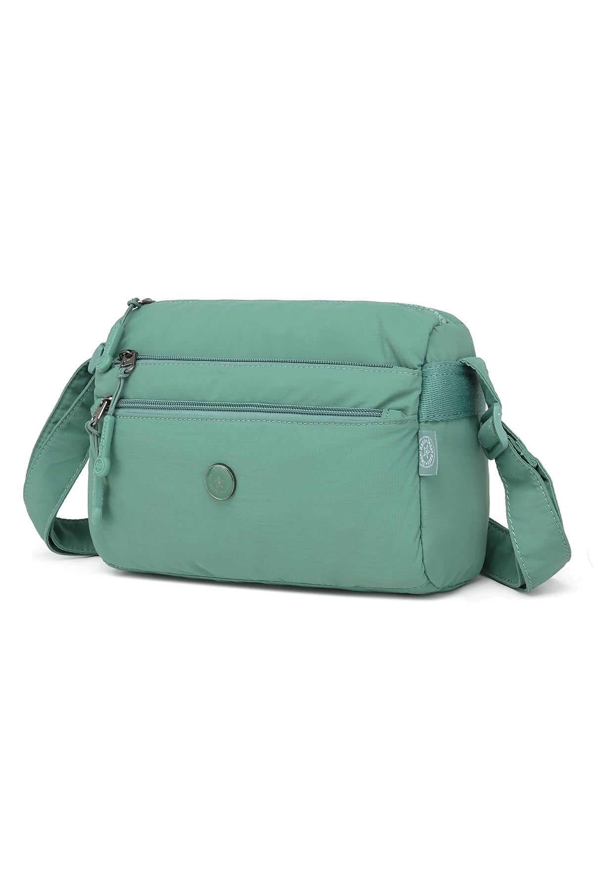 Smart Bags Mint Kadın Omuz Çantası Hafif Kumaş Çok Cepli Çapraz Uzun Askılı