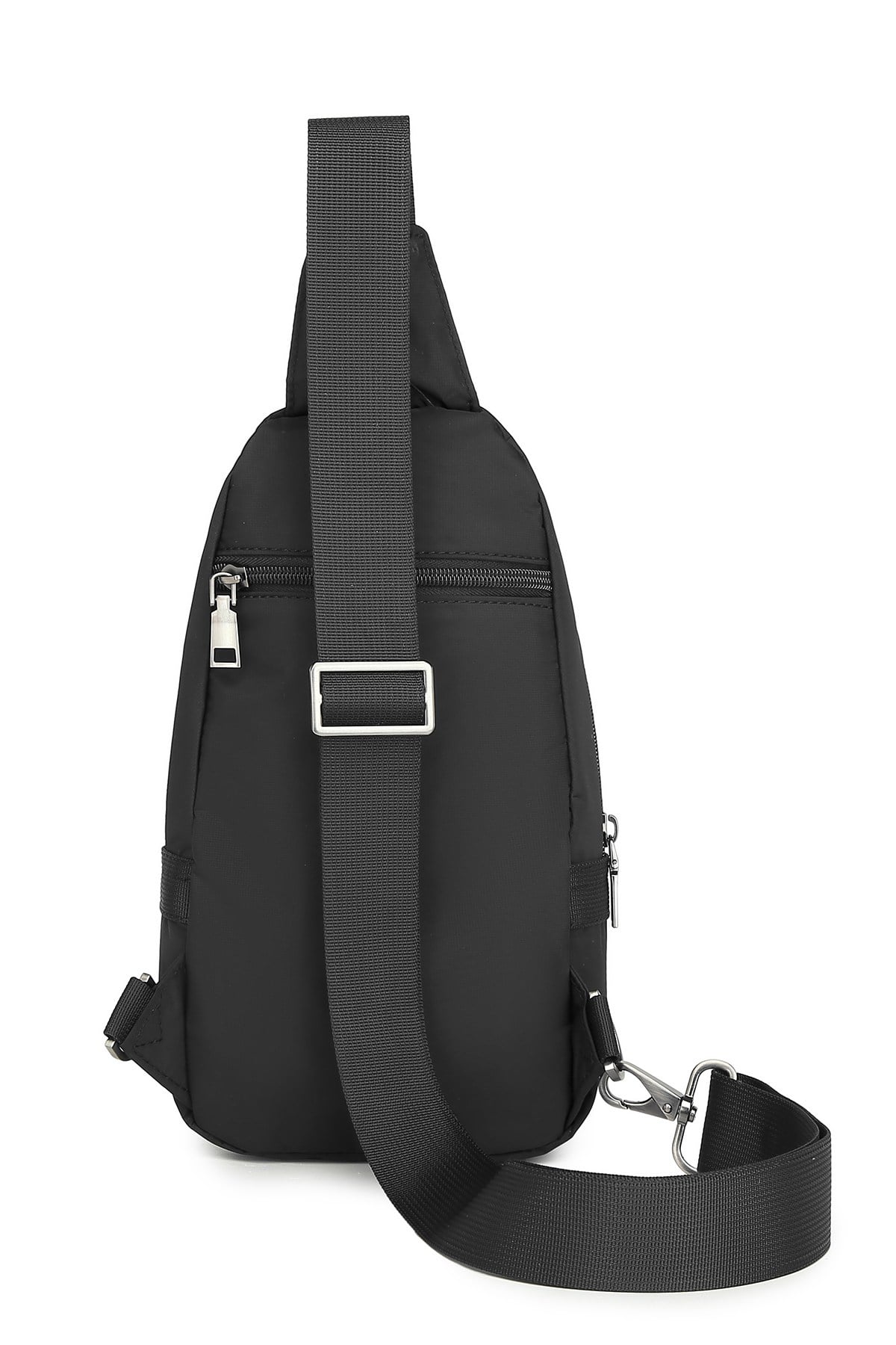 Smart Unisex Body Bag Tasarım Vücut Sırt ve Göğüs Çantası Ayarlanabilir Askılı Siyah