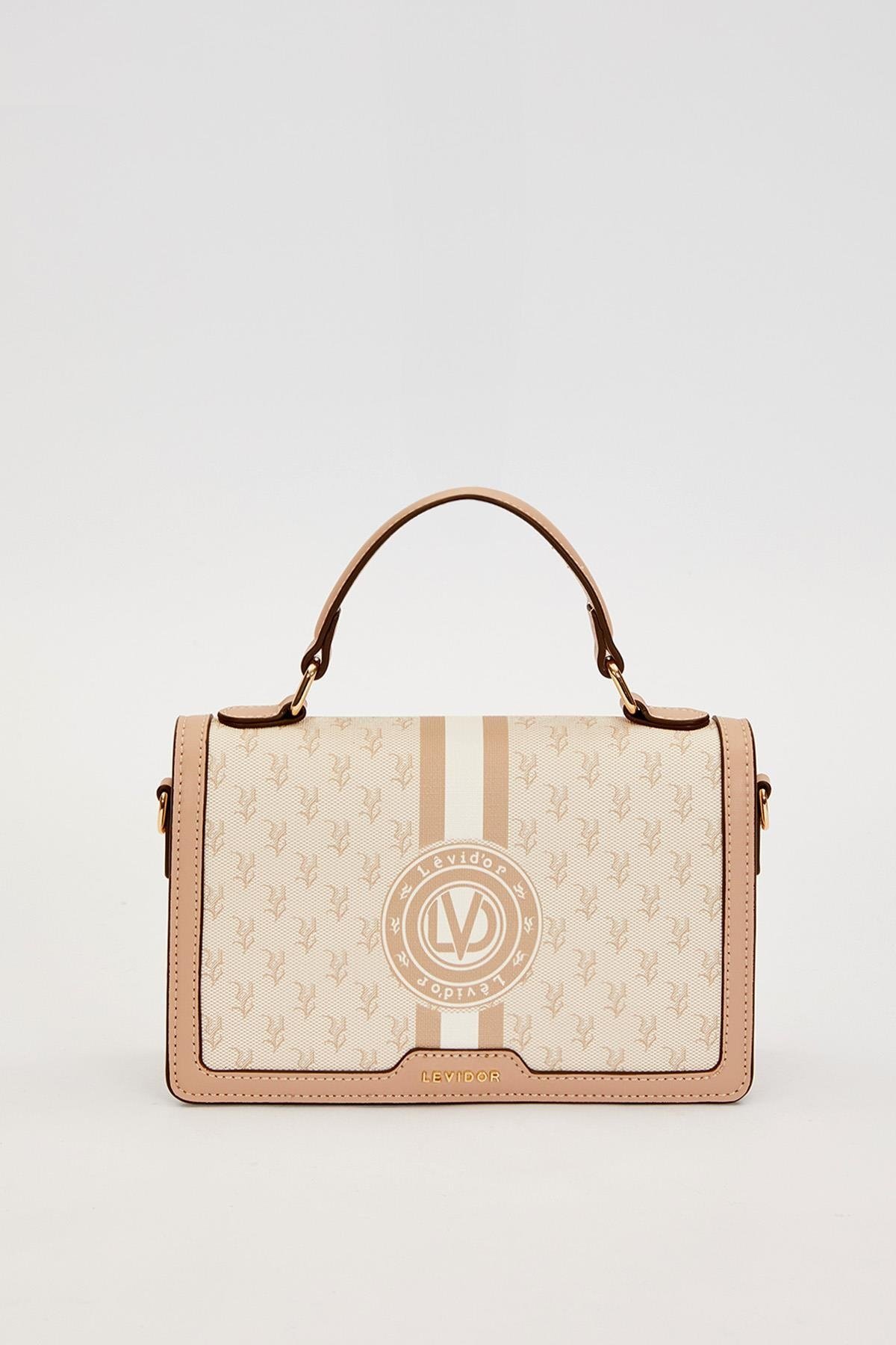 Vizon Logolu Monogram Desen El Çantası