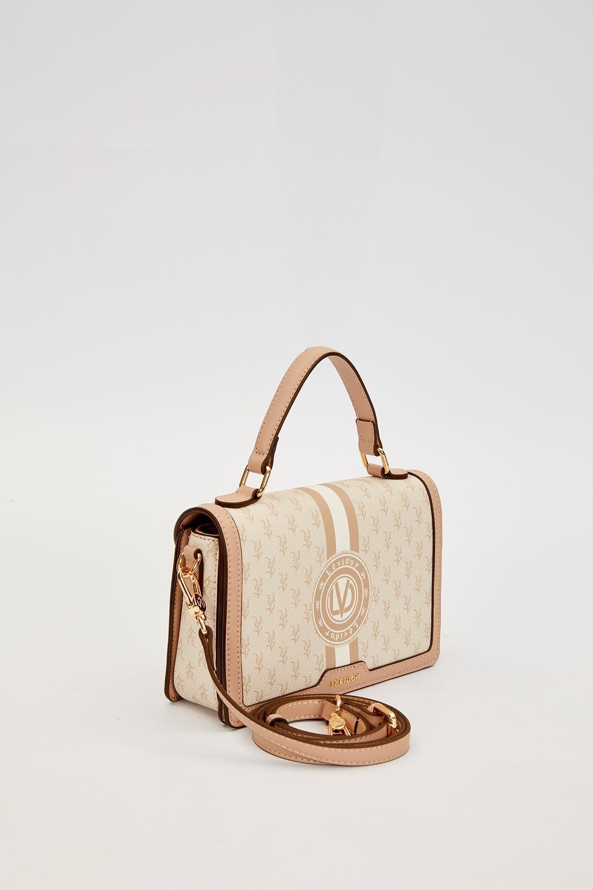 Vizon Logolu Monogram Desen El Çantası