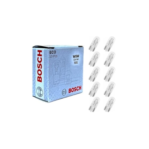 Bosch w5w 12v Ba15s Orta Dipsiz Ampul 10 Adet