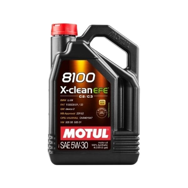 Motul 8100 X-Clean EFE 5w30 4 Litre Motor Yağ 2026 Üretim