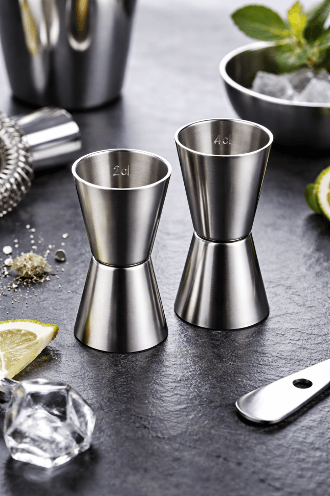 Biradlı  Çelik Jigger 2/4 cl