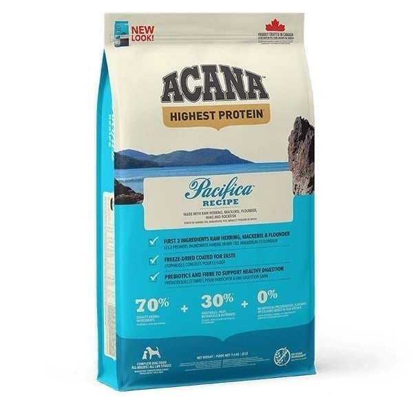  Acana Pacifica Balıklı Tahılsız Yetişkin Köpek Maması 11,4kg