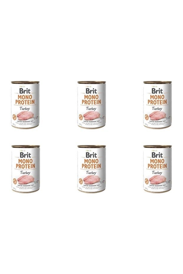  Brit Care Mono Protein Hindili Yetişkin Köpek Konservesi 400gr x 6 Adet