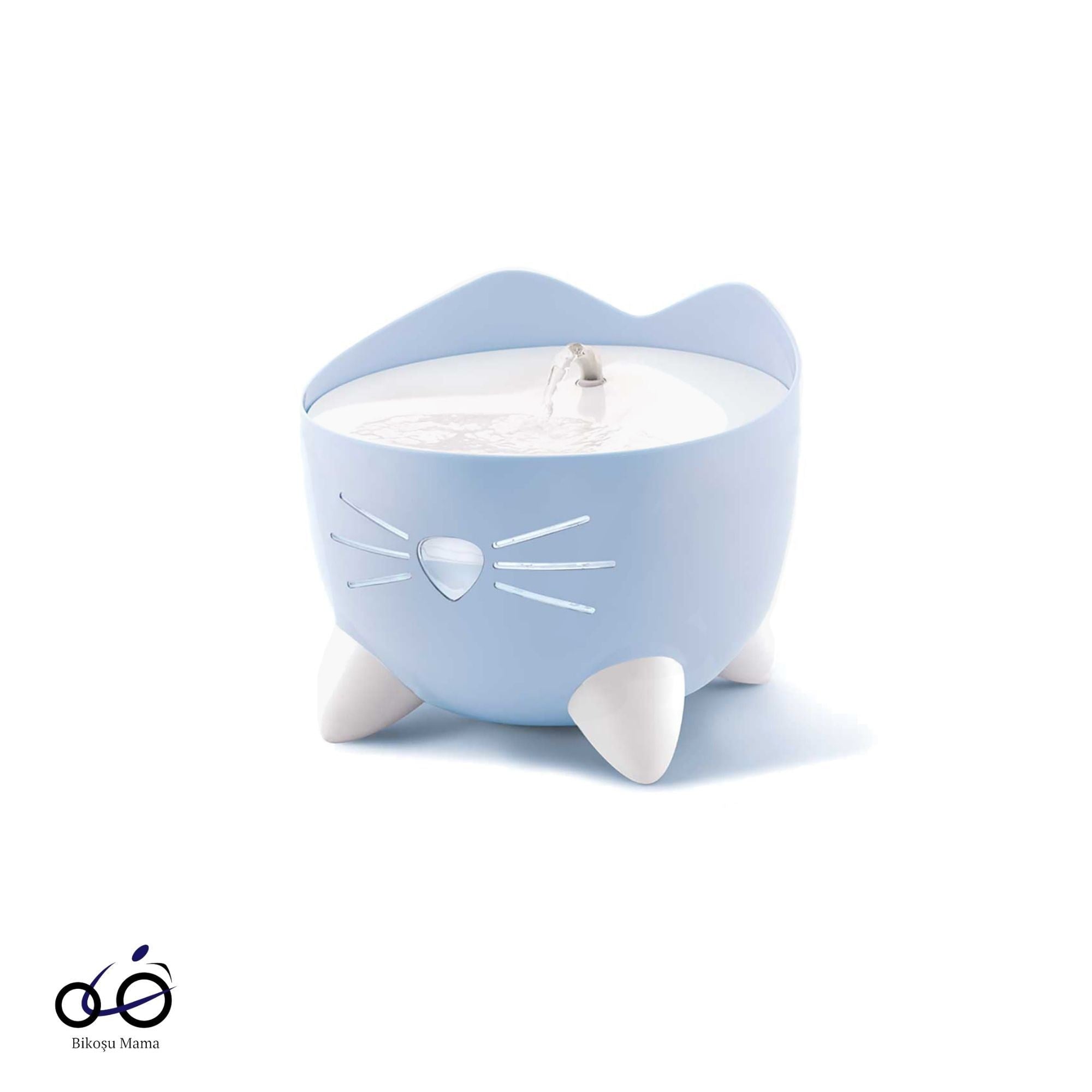Catit Pixi Çelik Hazneli Su Pınarı 2.5L - Bikoşu Mama Catit Pixi Fountain Otomatik Kedi ve Küçük Irk Köpekler Su Pınarı 2L