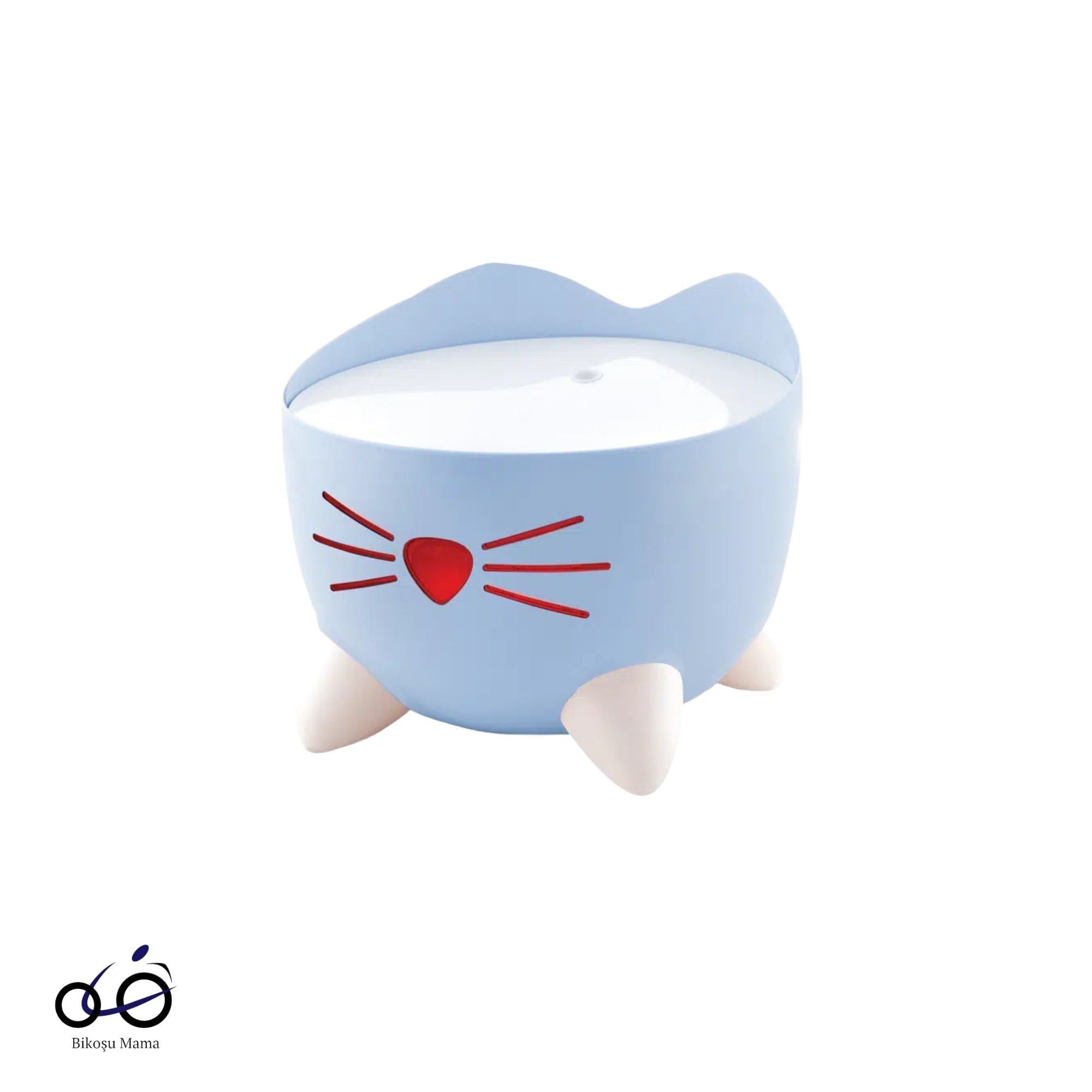 Catit Pixi Çelik Hazneli Su Pınarı 2.5L - Bikoşu Mama Catit Pixi Fountain Otomatik Kedi ve Küçük Irk Köpekler Su Pınarı 2L