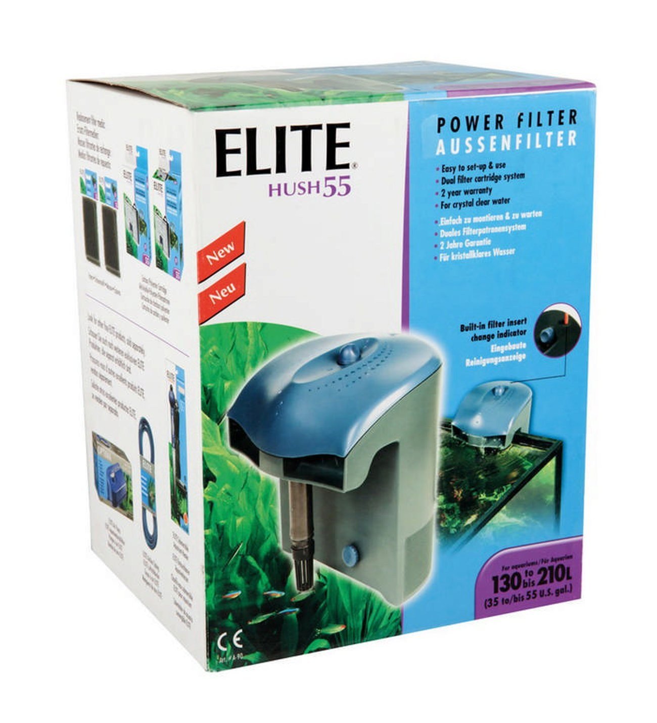  Elite Hush 55 Askı Filtre 90 210L