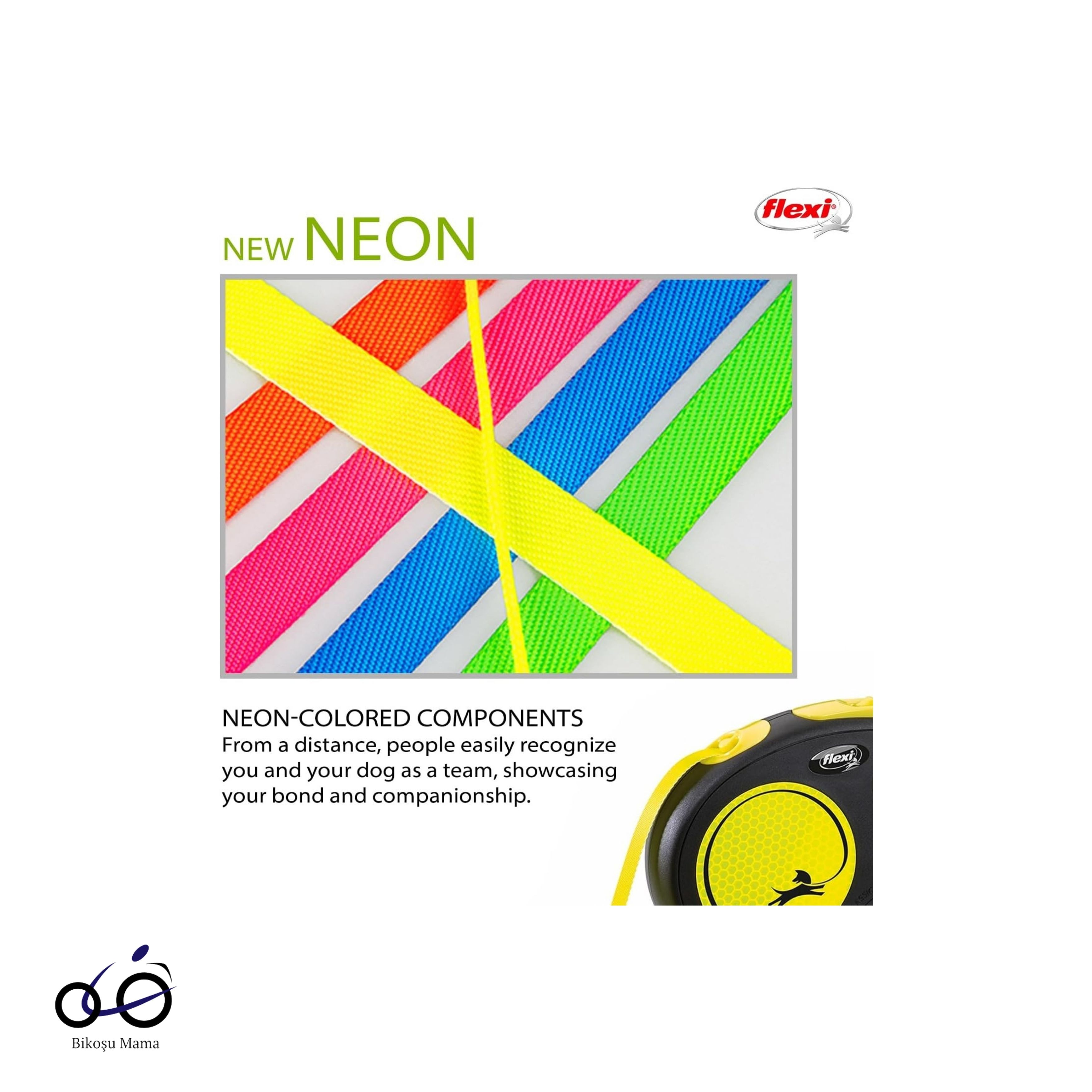 Flexi Neon Şerit Tasma