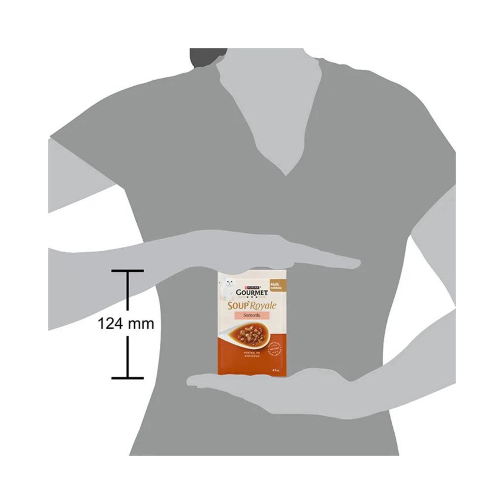 Gourmet Soup Royale Somonlu Kedi Çorbası 45gr
