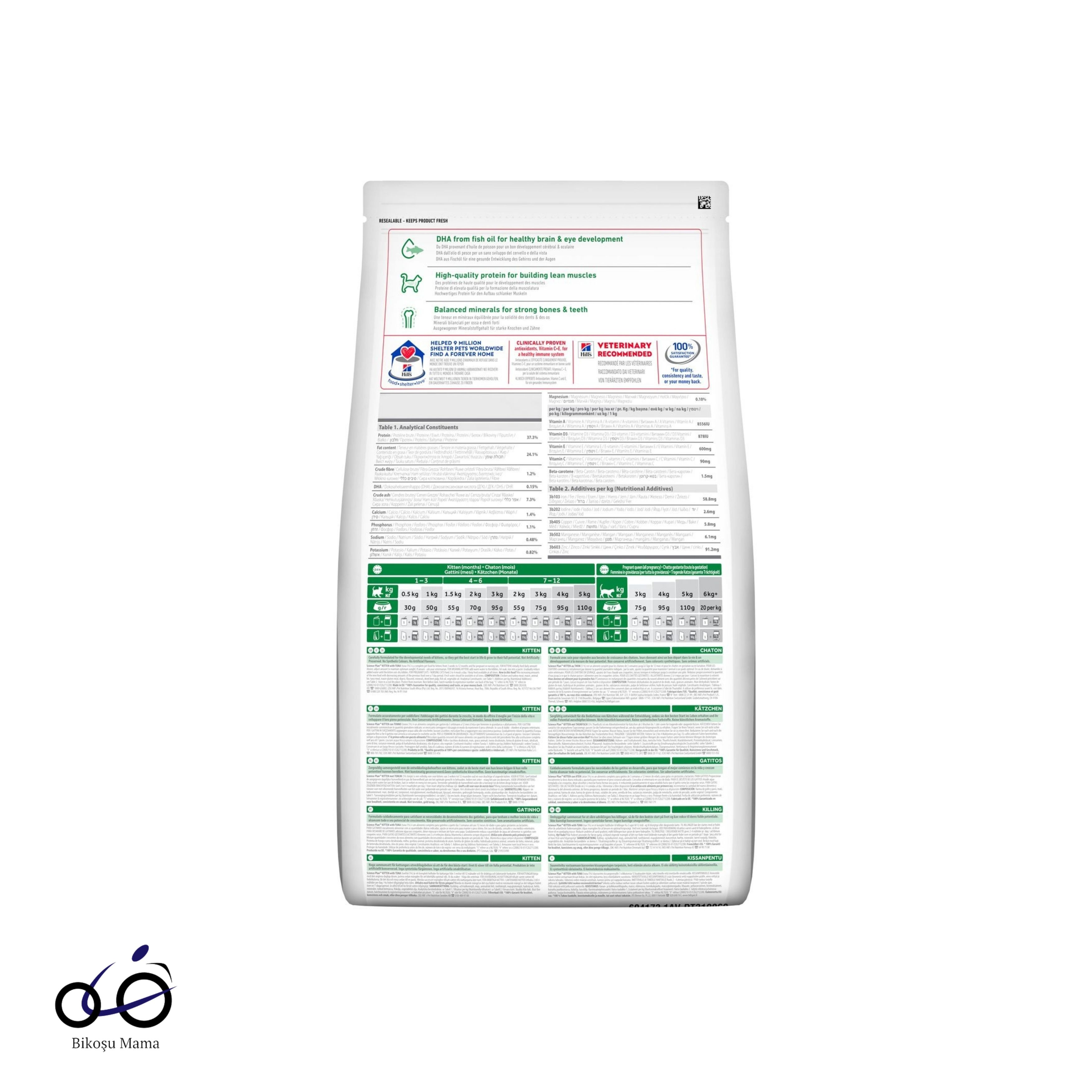 Hill's SCIENCE PLAN Healthy Development Ton Balıklı Yavru Kedi Maması 1kg (AÇIK MAMA)