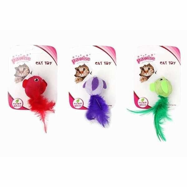  Pawise Kuş Kedi Oyuncağı Tekli 15 Cm