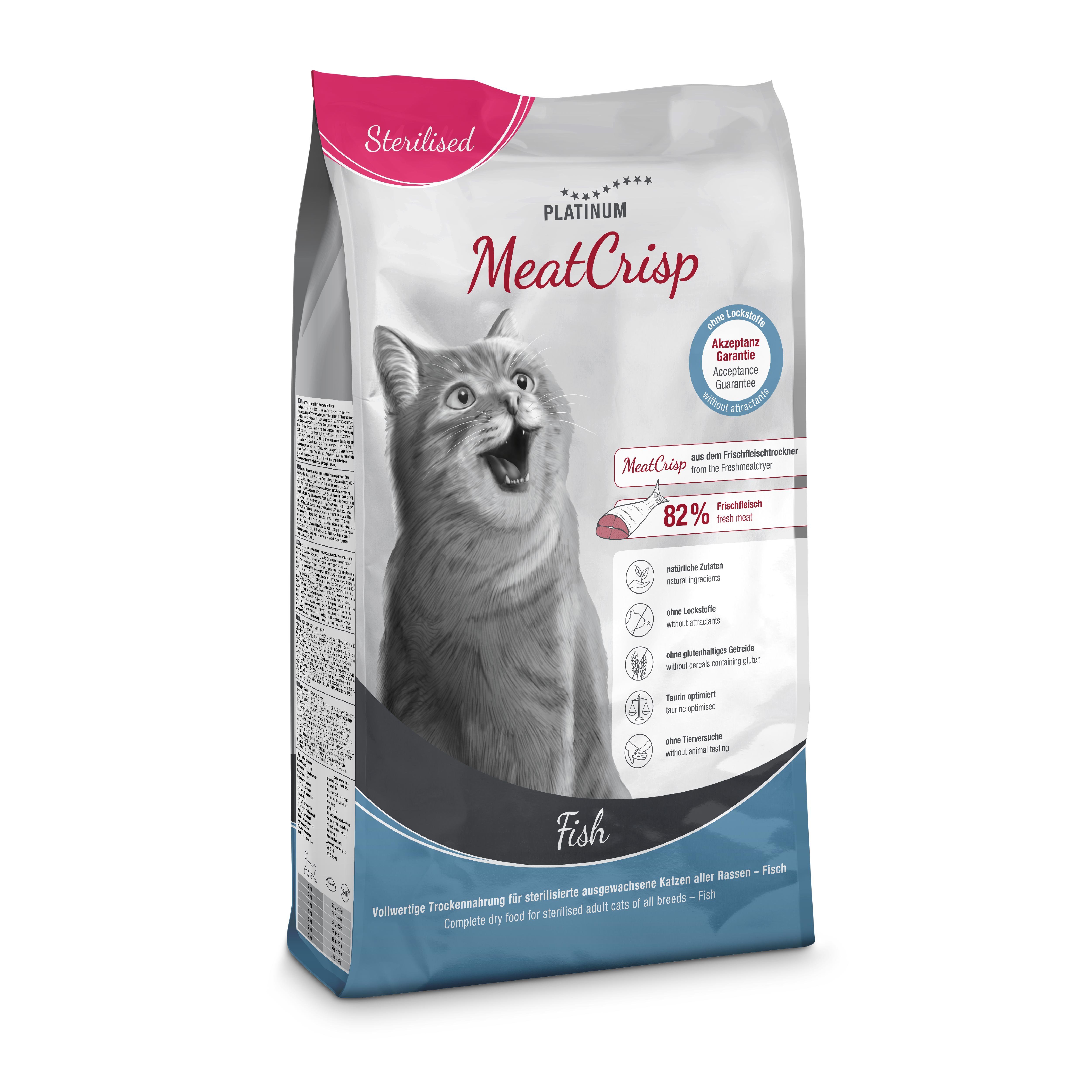  Platinum MeatCrisp Balıklı Kısır Kedi Maması 3kg