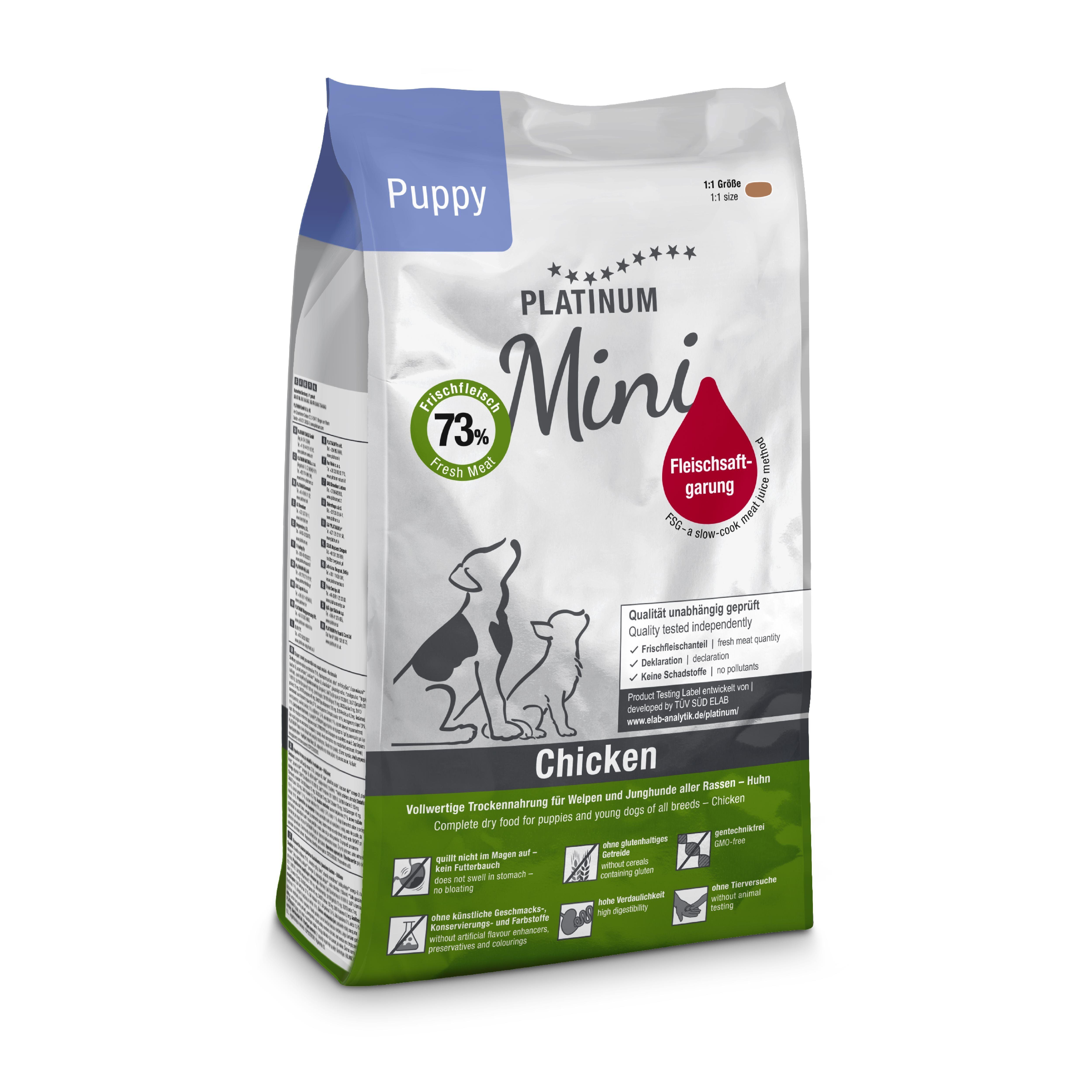  Platinum Mini Yavru Tavuklu Köpek Maması 900gr