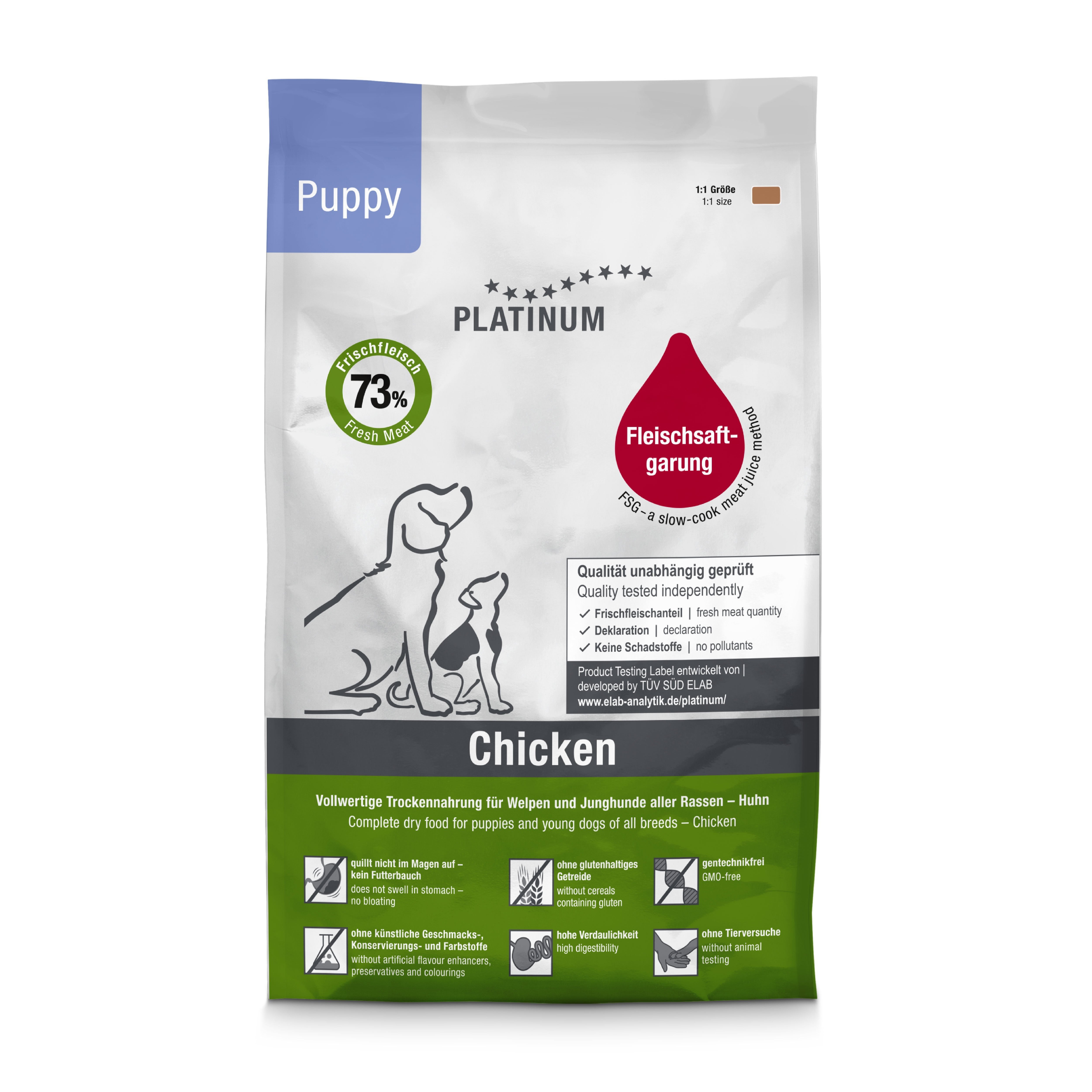  Platinum Tavuklu Yavru Köpek Maması 1,5kg