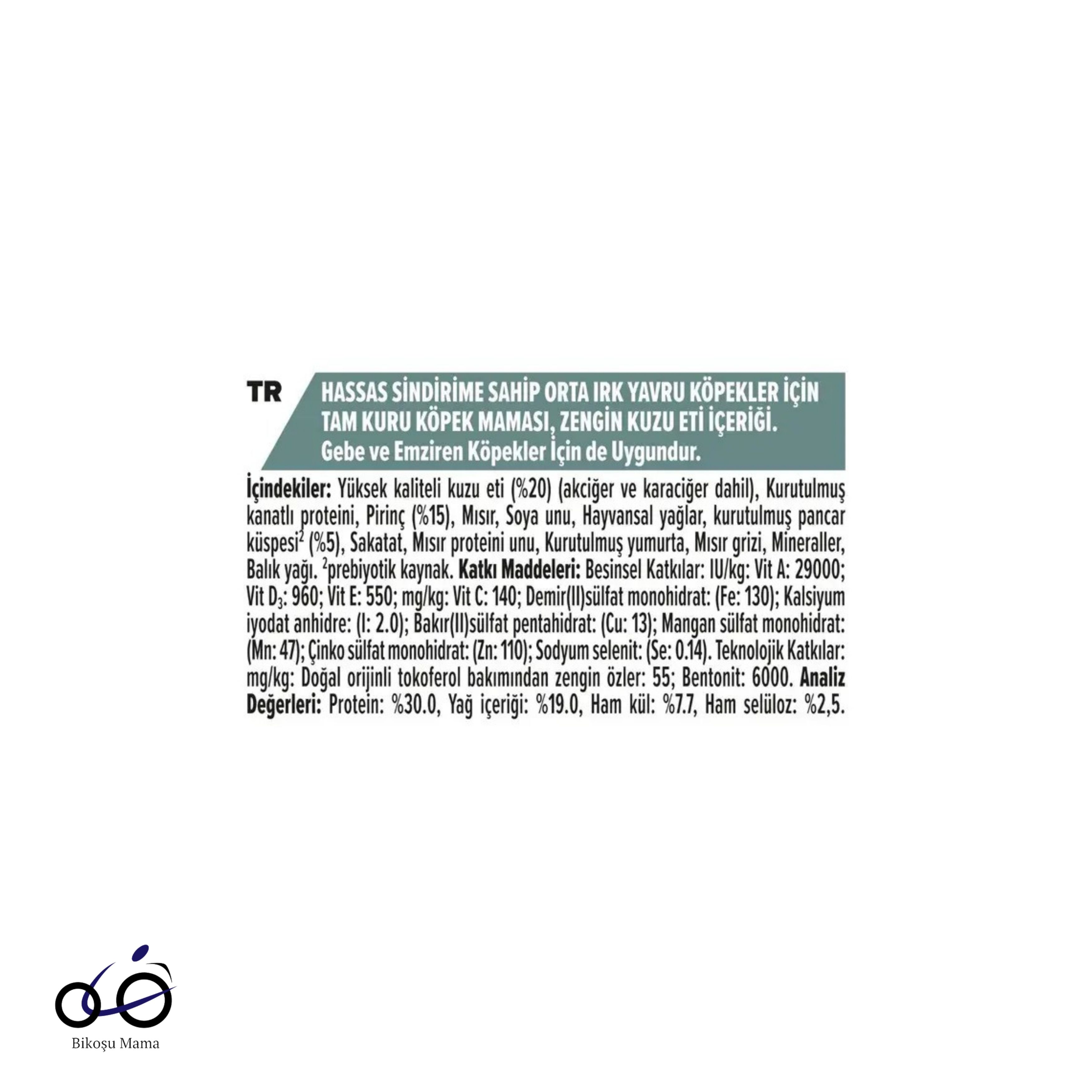 Pro Plan Medium Sensitive Digestion Kuzulu ve Pirinçli Orta Irk Yavru Köpek Maması 1kg (AÇIK MAMA)