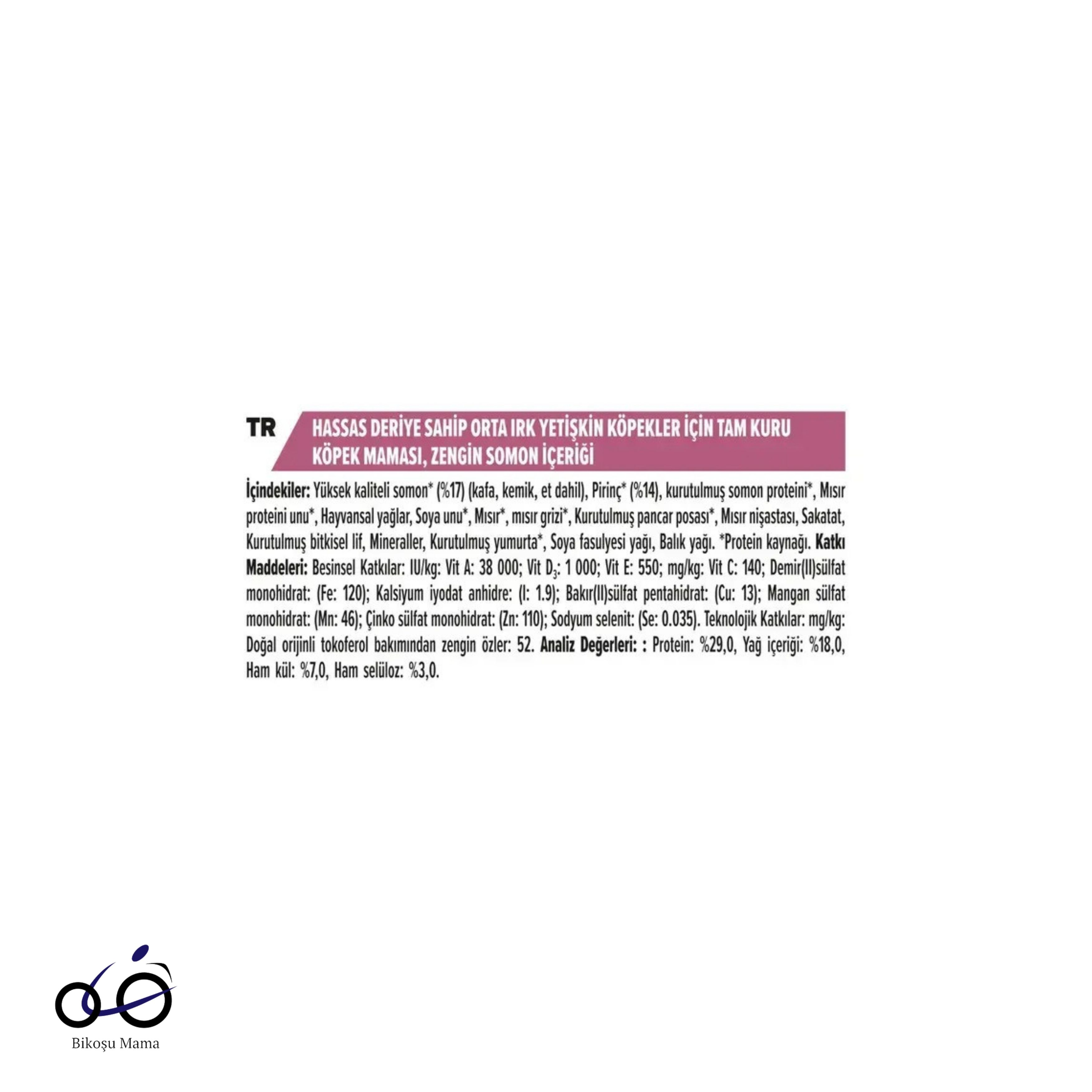 Pro Plan Medium Sensitive Skin Somonlu ve Pirinçli Yetişkin Orta Irk Köpek Maması 1kg (AÇIK MAMA)