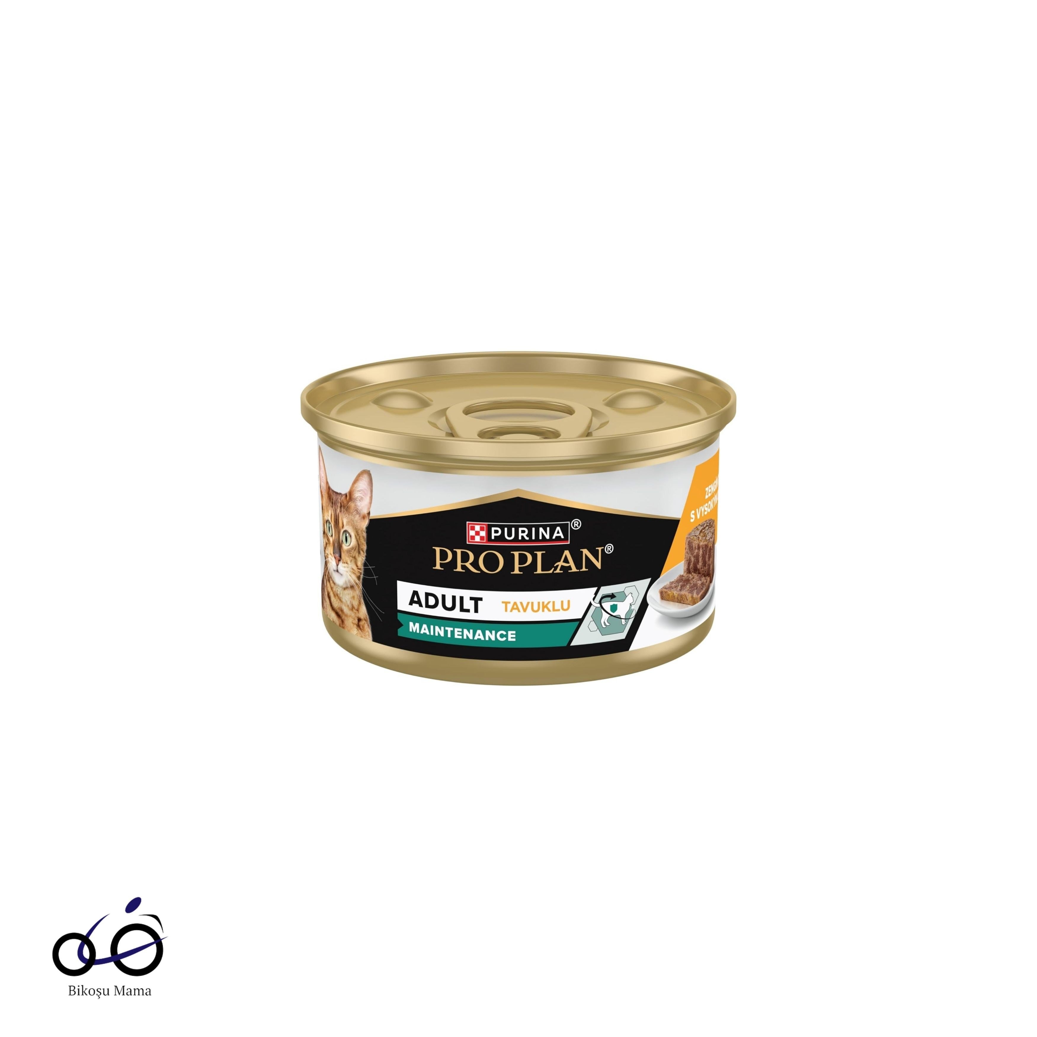 Pro Plan Tavuklu Yetişkin Kedi Pouch 3x85g | Bikoşu Mama Pro Plan Tavuklu Yetişkin Kedi Konservesi 3x85gr