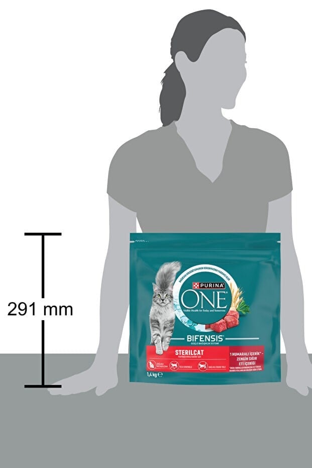  Purina One Steril Cat Beef & Wheat Kısır Kedi Maması 1.4 Kg (2'li Set)