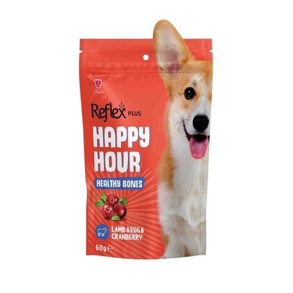  Reflex Plus Happy Hour Sağlıklı Kemikler İçin Destekleyici Köpek Ödül Maması 60gr
