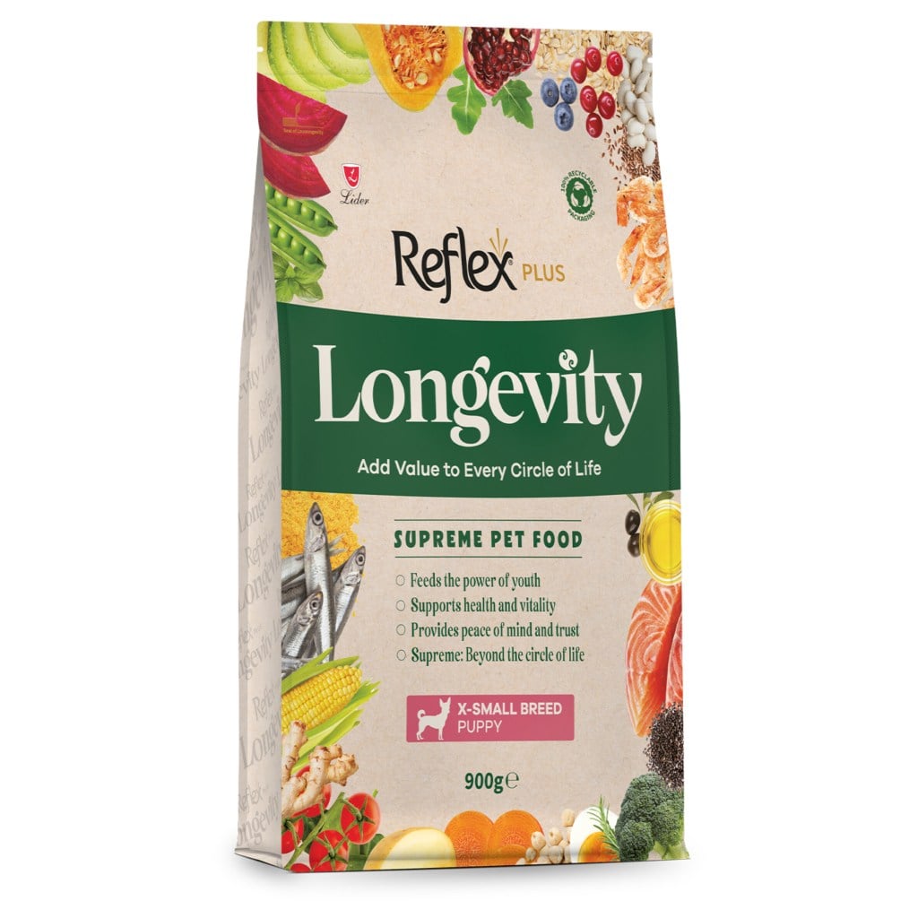  Reflex Plus Longevity Hipoalerjenik Çok Küçük Irk Yavru Köpek Maması 900gr