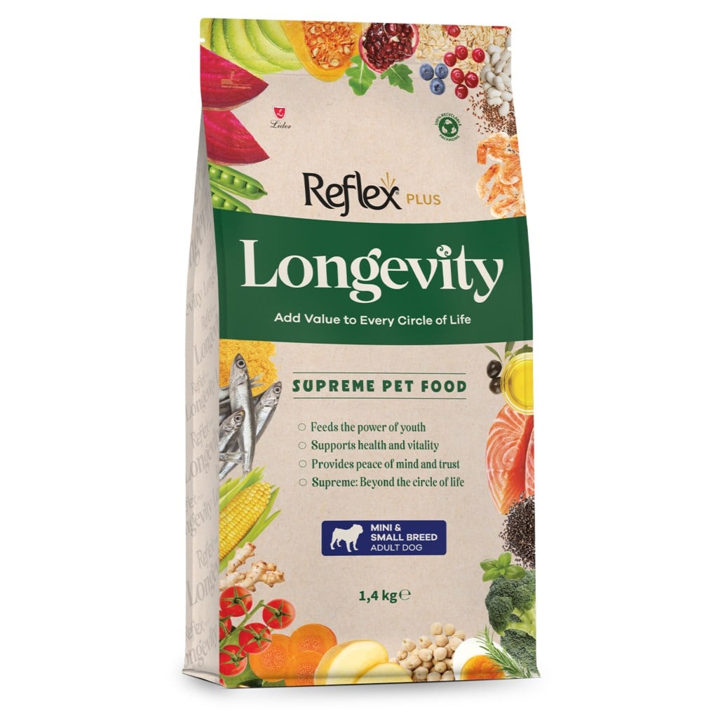  Reflex Plus Longevity Hipoalerjenik Mini ve Küçük Irk Yetişkin Köpek Maması 1,4kg