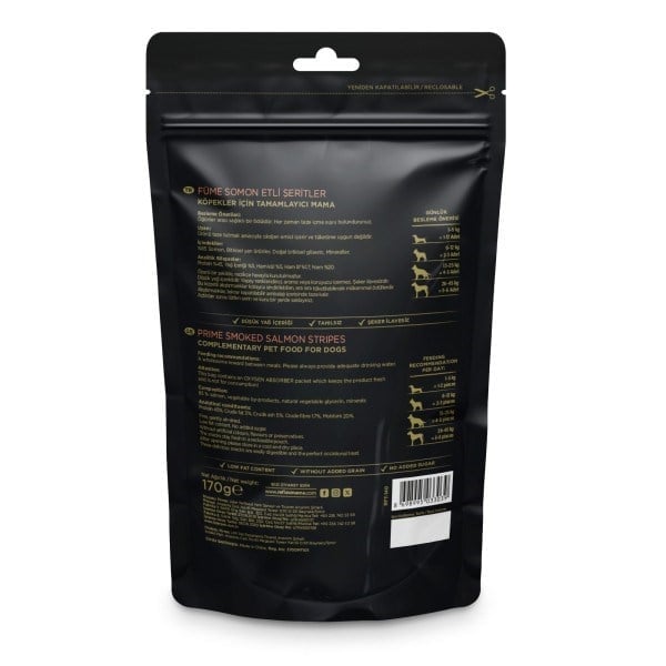  Reflex Snackies Natural Füme Somon Etli Şerit Köpek Ödül Maması 170gr