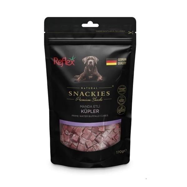  Reflex Snackies Natural Manda Etli Küp Tahılsız Köpek Ödül Maması 170gr