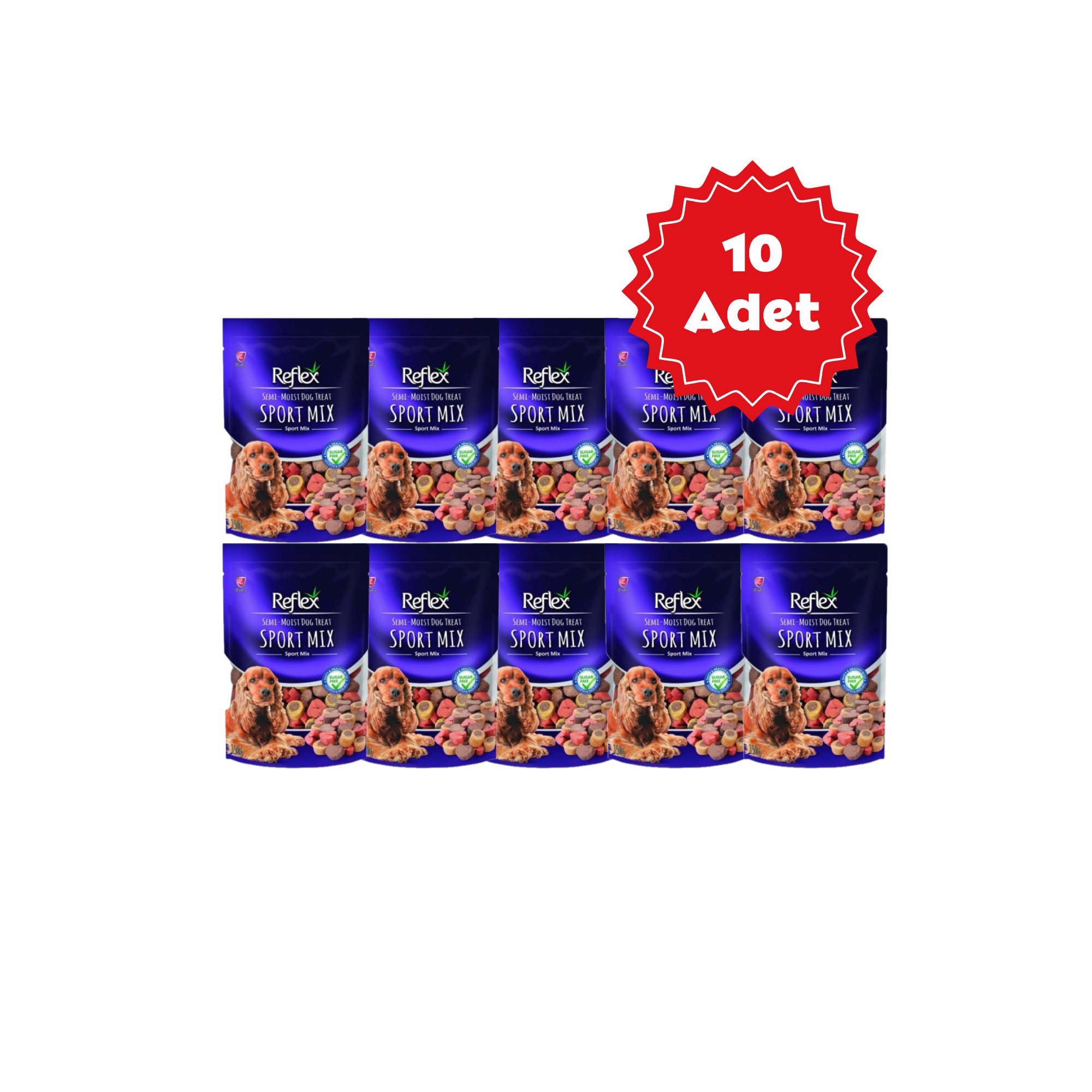  Reflex Sport Mix Yarı Yumuşak Köpek Ödül Maması 150gr x 10 Adet