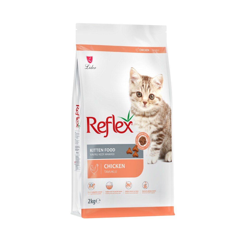  Reflex Tavuklu ve Pirinçli Yavru Kedi Maması 2kg