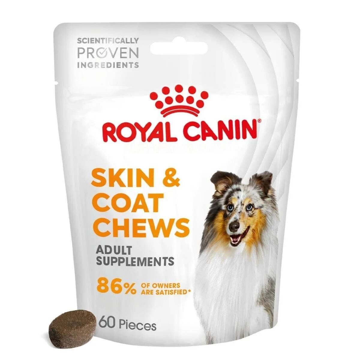  Royal Canin Skin&Coat Chews Deri ve Tüy Sağlığını Destekleyen Yetişkin Köpek Ödül Maması 240gr
