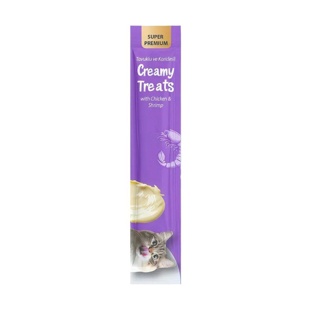  ROYALPET Creamy Tavuklu ve Karidesli Krema Kedi Ödül Maması 14gr (4'lü)