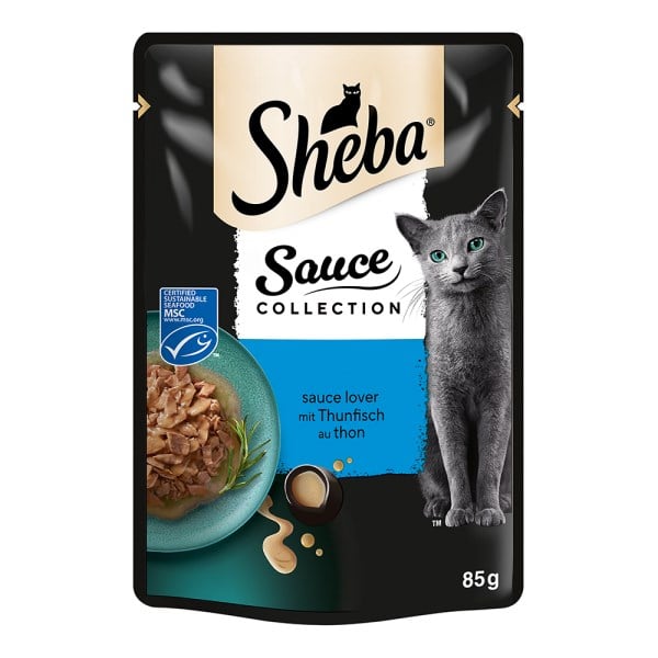  Sheba Sos İçinde Ton Balıklı Yetişkin Kedi Konservesi 85gr